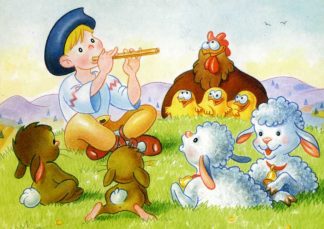 Pohľadnica č.37 Na lúke