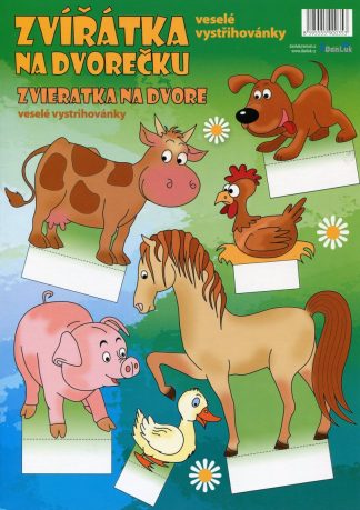 Vystrihovačka Zvieratká na dvore