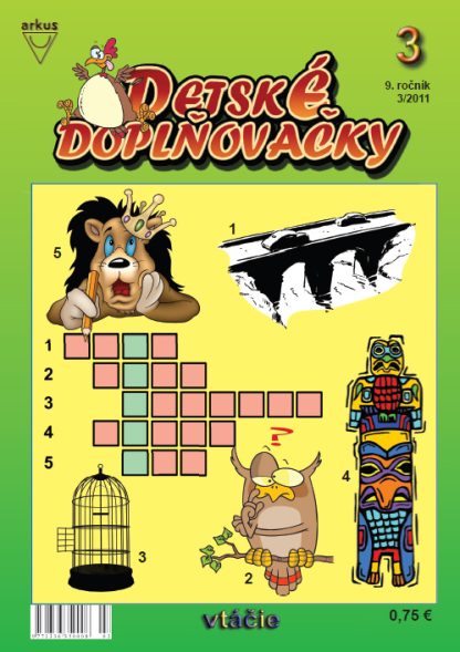 Detské doplňovačky 3/2011 vtáčie