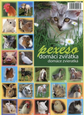 Pexeso Domáce zvieratká