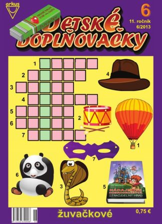 Detské doplňovačky 6/13 žuvačkové