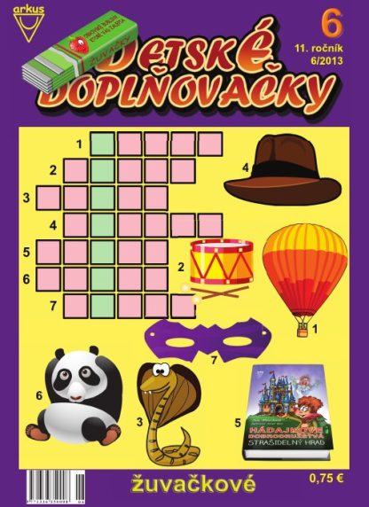 Detské doplňovačky 6/13 žuvačkové