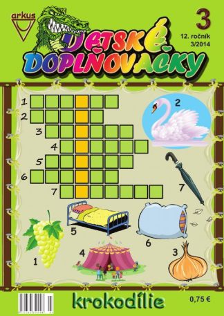 Detské doplňovačky 3/14 krokodílie