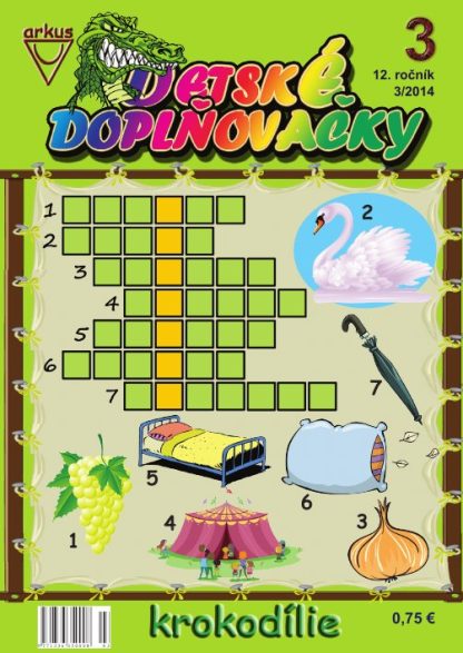 Detské doplňovačky 3/14 krokodílie