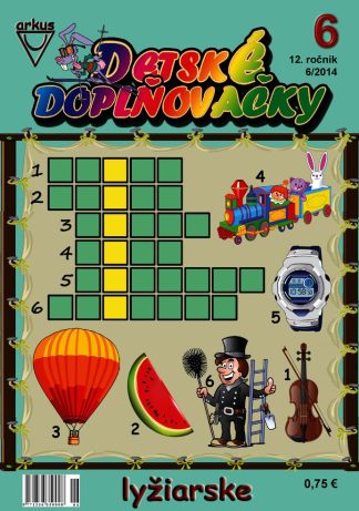 Detské doplňovačky 6/14 lyžiarske
