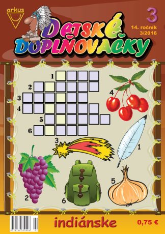 Detské doplňovačky 3/16 indiánske