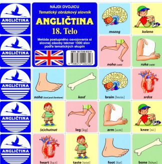 Pexeso Angličtina (Telo)