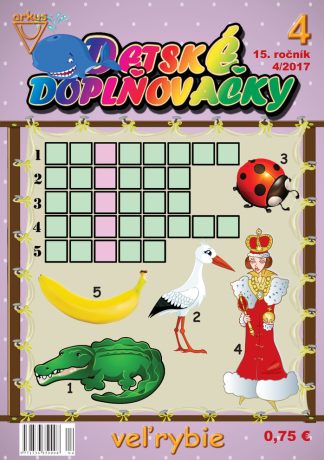 Detské doplňovačky 4/17 veľrybie