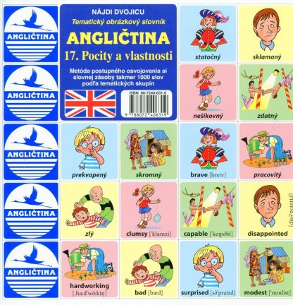 Pexeso Angličtina - Pocity a vlastnosti