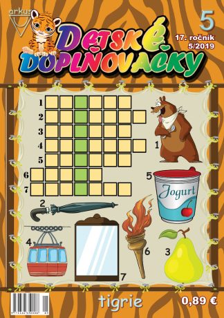 Detské doplňovačky  5/19  tigrie