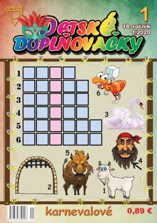 Detské doplňovačky 1/20 karnevalové