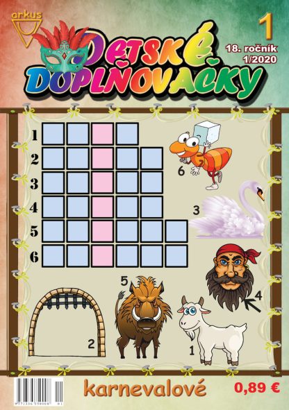 Detské doplňovačky 1/20 karnevalové