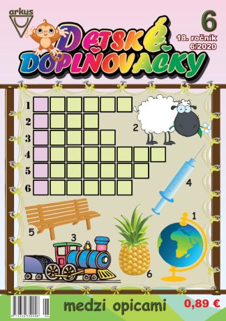 Detské doplňovačky 6/20 medzi opicami