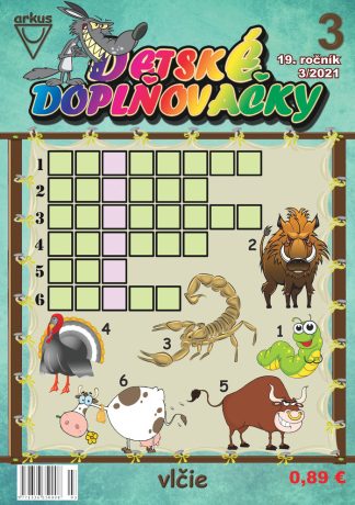 Detské doplňovačky 3/21 vlčie