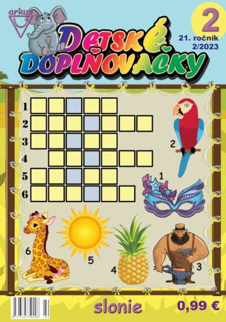 Detské doplňovačky 2/23 slonie